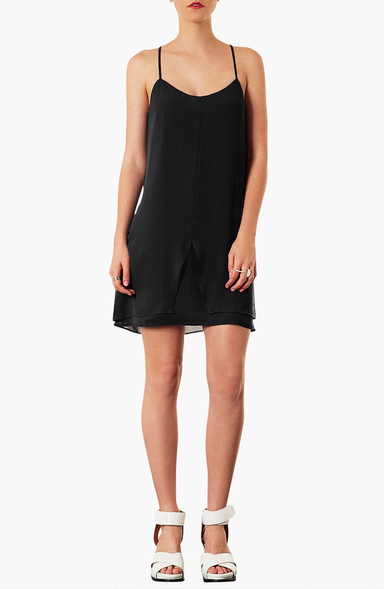 Topshop 'Pacha' Strappy Slipdress, Main, color, 
