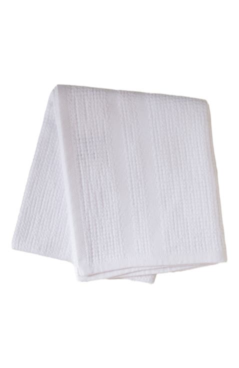 Organic Block Rib Hand Towel Set of 2