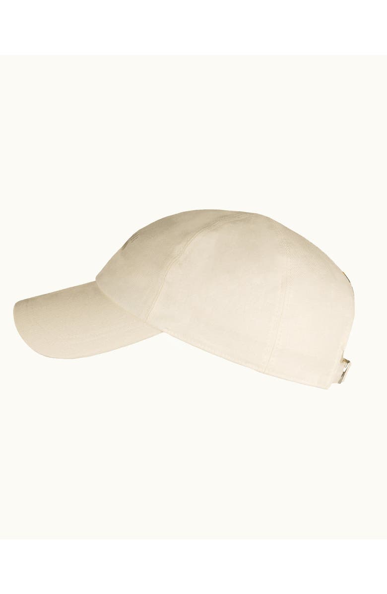Orlebar Brown Barney Linen Linen Cap, Alternate, color, White Sand