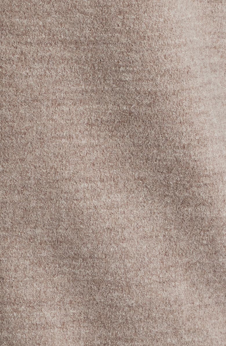 COS Wool 
Cotton Blend Shift Minidress, Alternate, color, Mole Dark