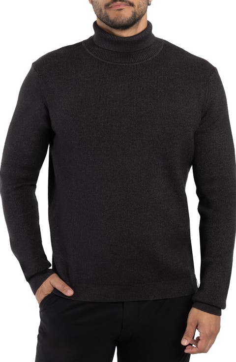 Ribbed Turtleneck Sweater