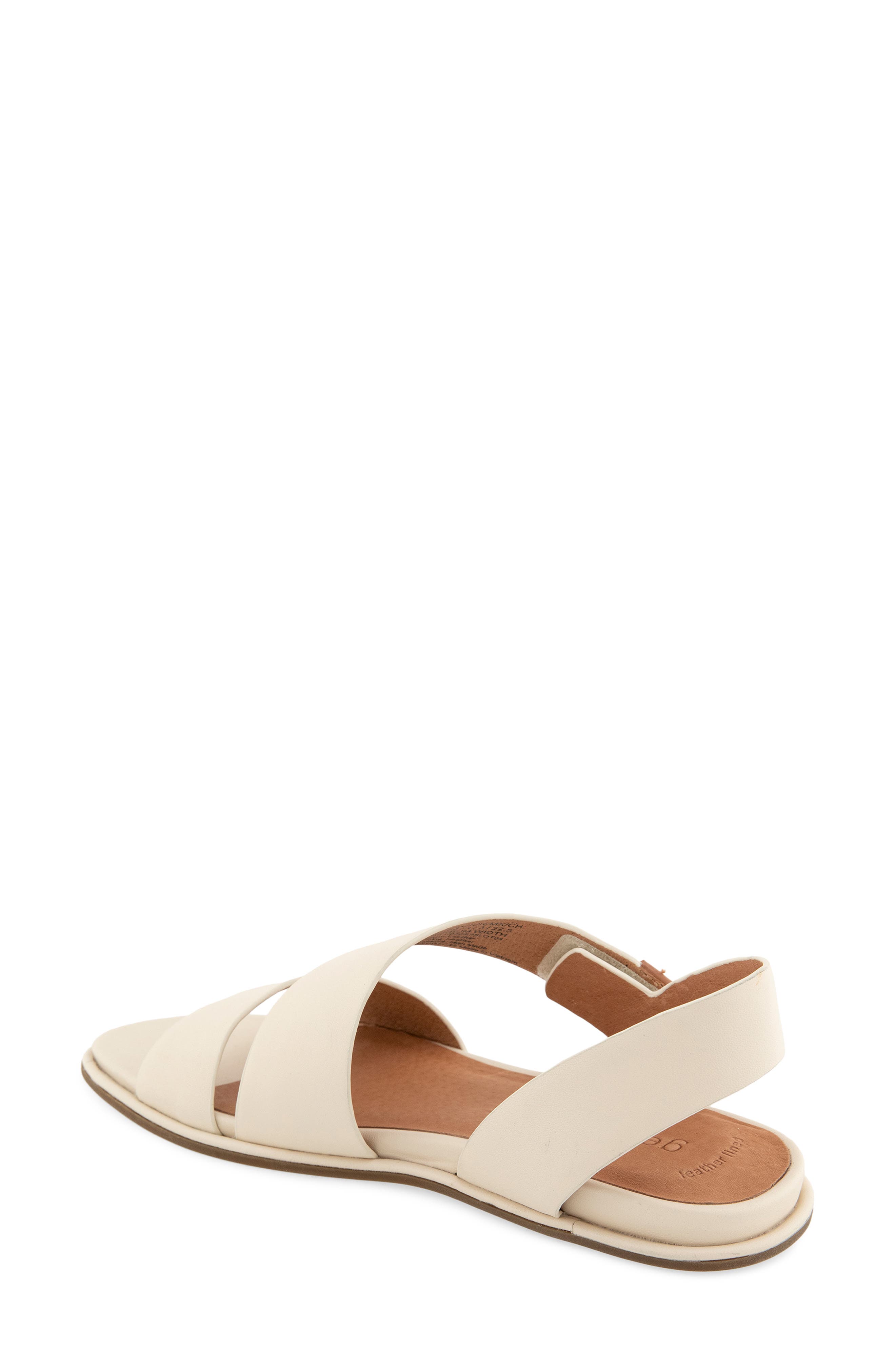 Lottie Slingback Sandal, Alternate, color, STONE LEATHER