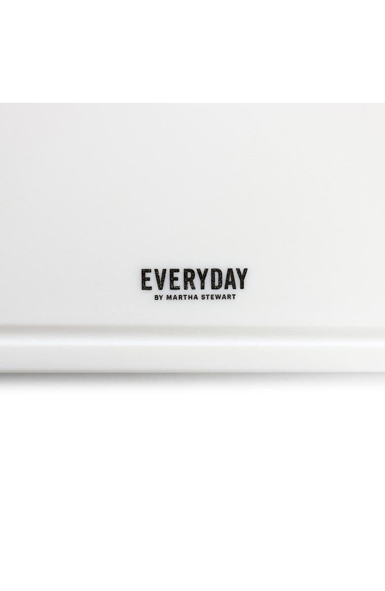 Martha Stewart Everyday Fayer Polypropylene 18in x 13in Cutting Board, Alternate, color, White
