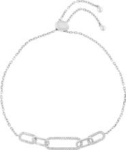 EFFY Pavé Diamond Paper Clip Link Slider Bracelet