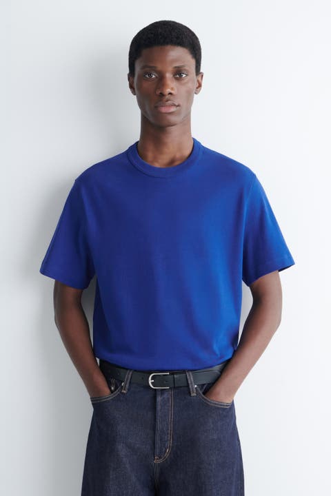 Interlock Cotton Crew-neck T-shirt