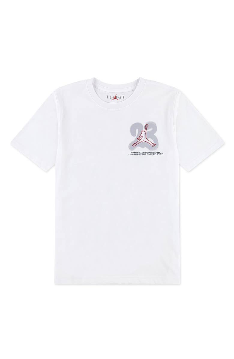 Jordan Kids' Jordan 23 Graphic T-Shirt, Main, color, White