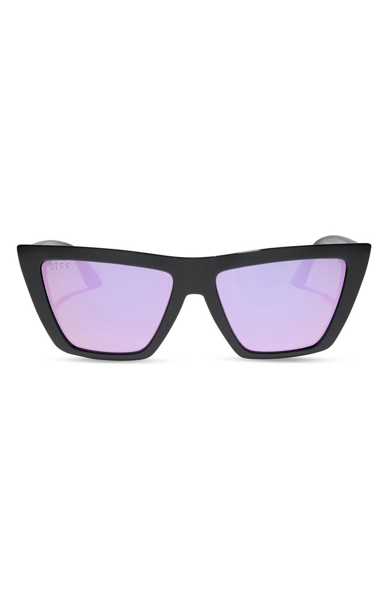 DIFF Vinona Sunglasses, Main, color, Black Orchid