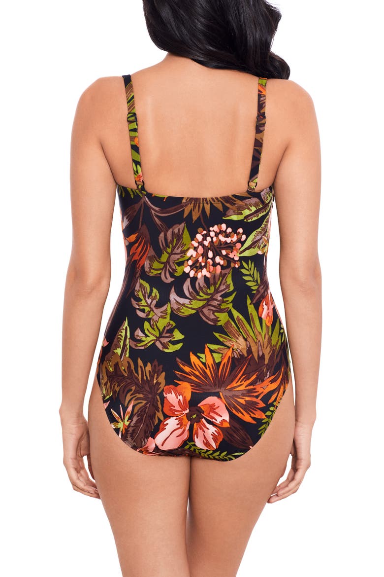 Botanico Lyra Underwire One-Piece Swimsuit, Alternate, color, BLM