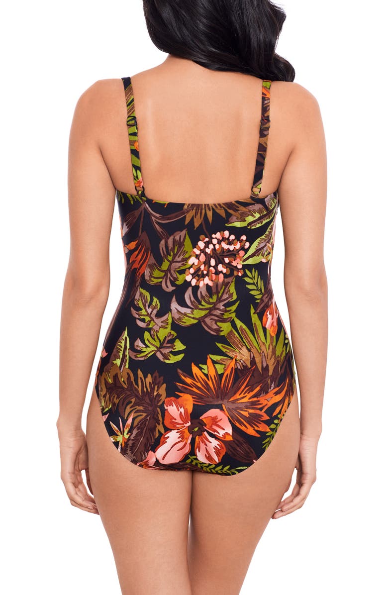 Miraclesuit<sup>®</sup> Botanico Lyra Underwire One-Piece Swimsuit, Alternate, color, Blm