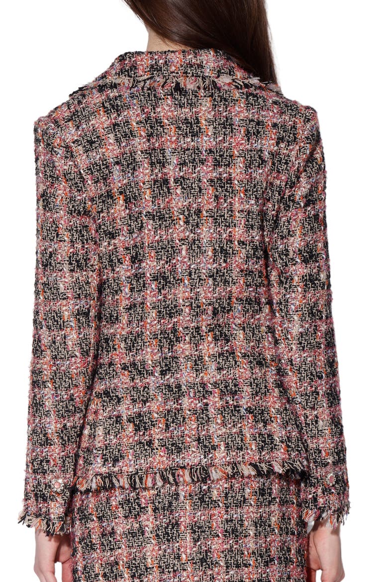 Annalise Fringe Tweed Blazer, Alternate, color, VERONA TWEED