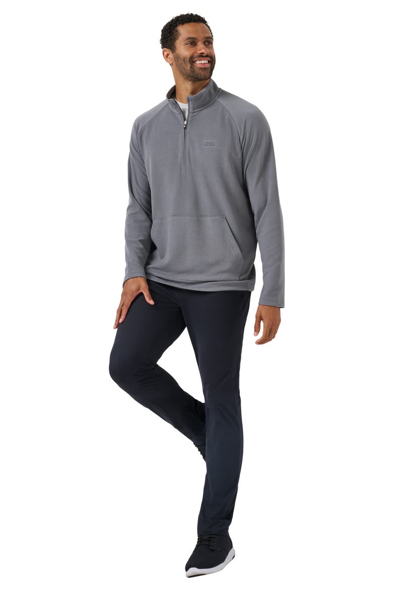 Thermal Quarter Zip Pullover, Alternate, color, QUIET SHADE