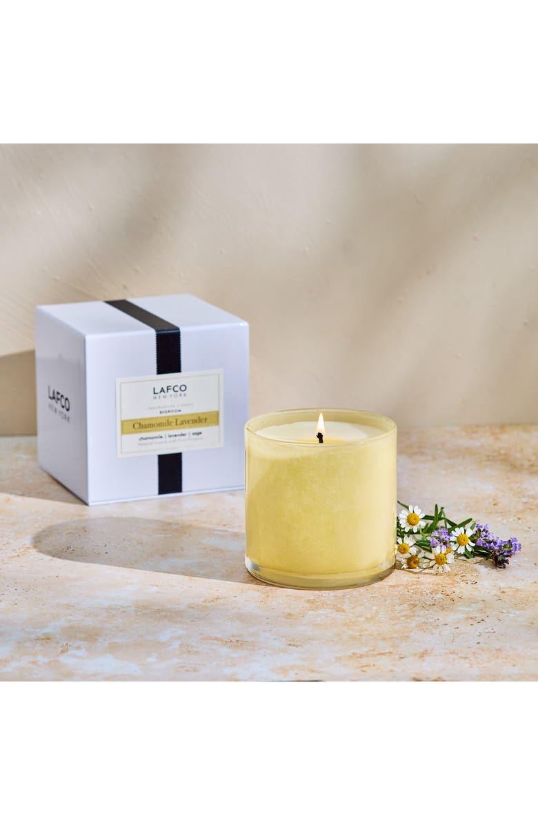 Lafco Chamomile Lavender Classic Candle, Alternate, color, Beige