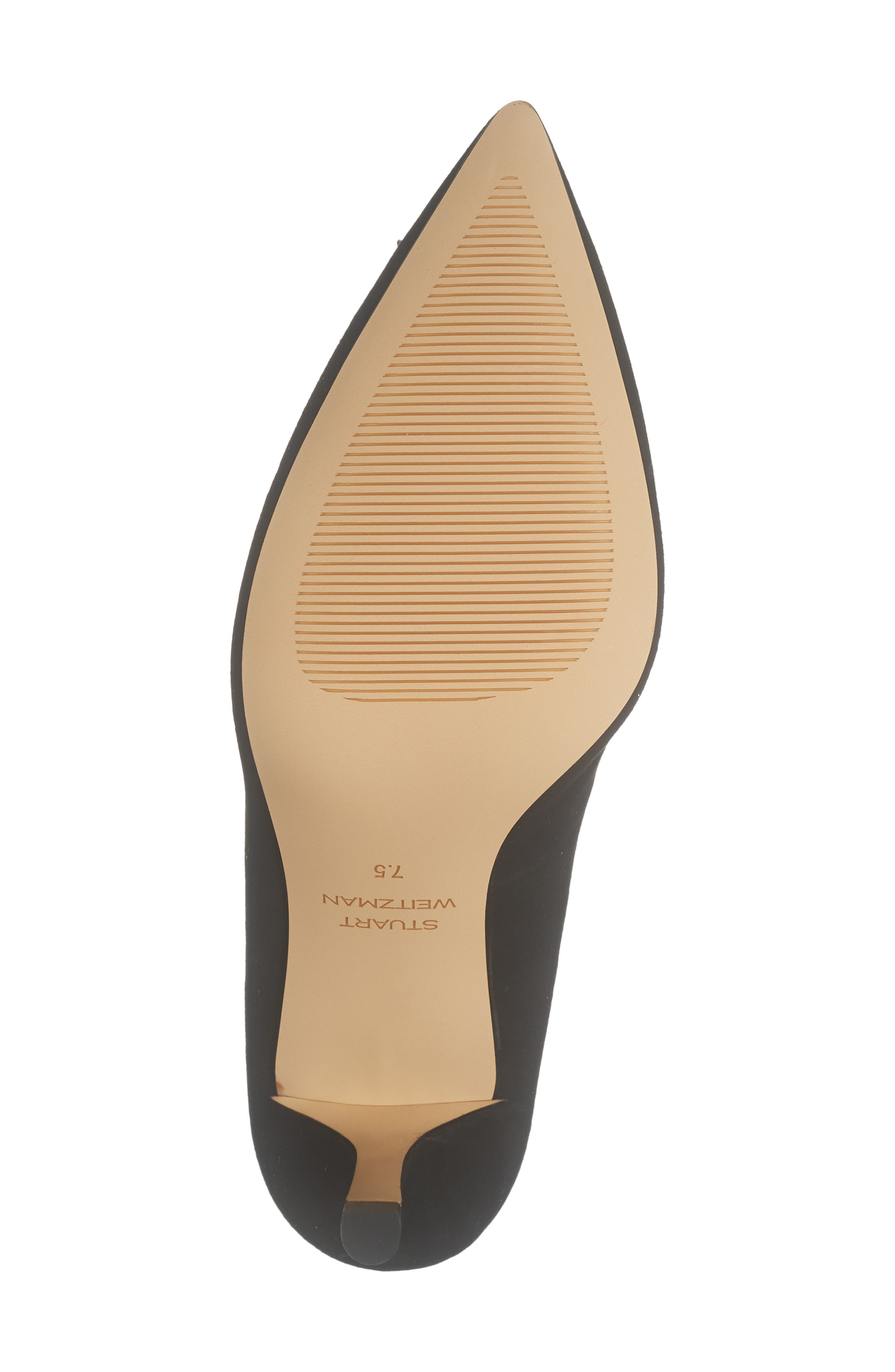 Stuart Weitzman June 75 Pump, Alternate, color, Black