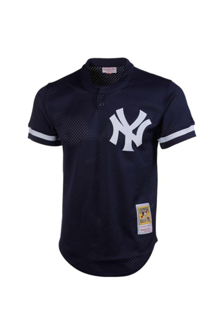 Men's Mitchell & Ness Don Mattingly Navy New York Yankees 1995 Authentic Cooperstown Collection Mesh Batting Practice Jersey, Alternate, color, Navy