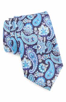 Paisley Floral Silk Tie
