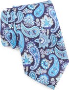 Robert Graham Paisley Floral Silk Tie