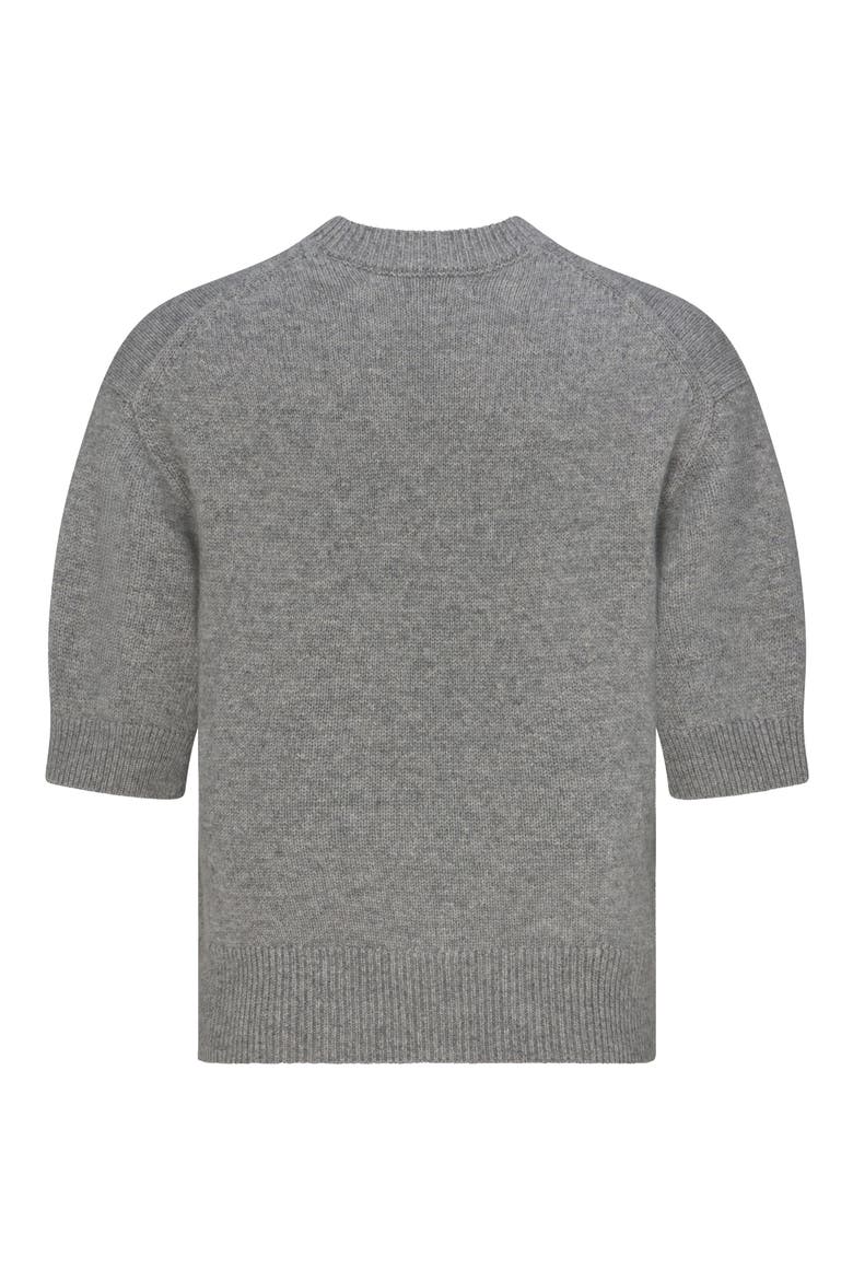 Sally Cashmere T-Shirt, Alternate, color, GREY HEATHER