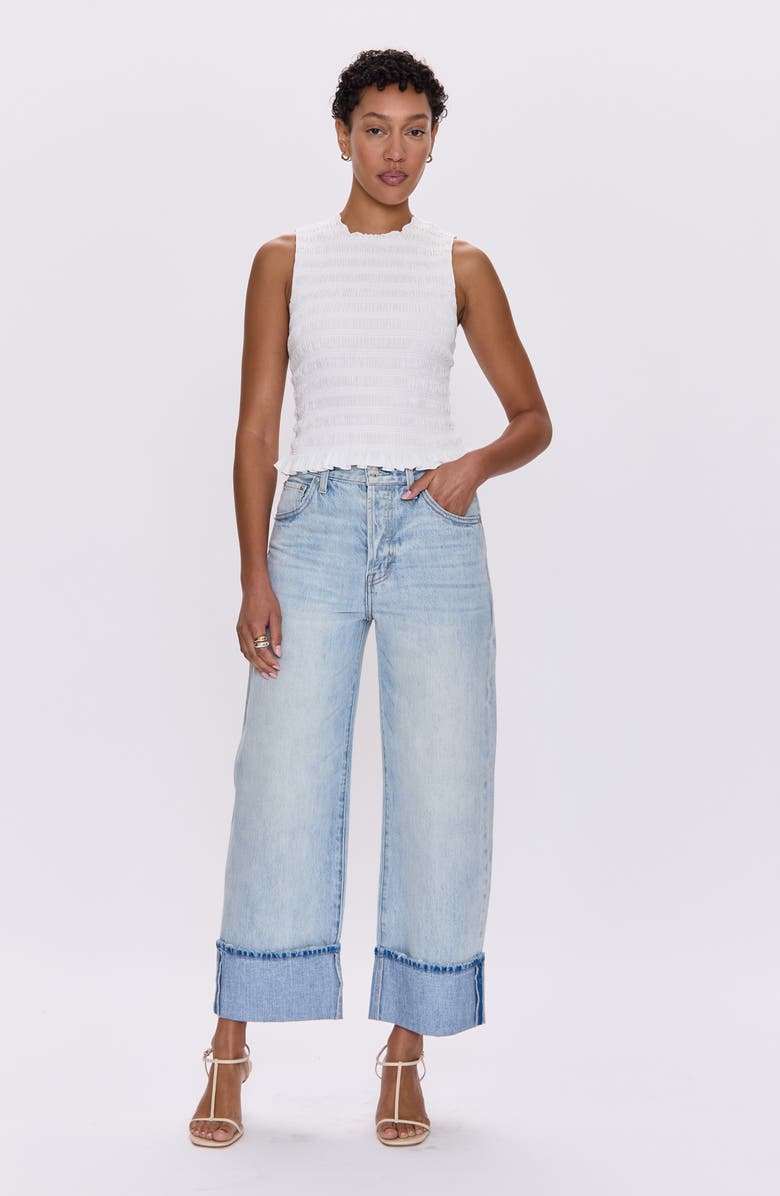 Pistola Ryder High Waist Straight Leg Jeans, Alternate, color, Sunrise