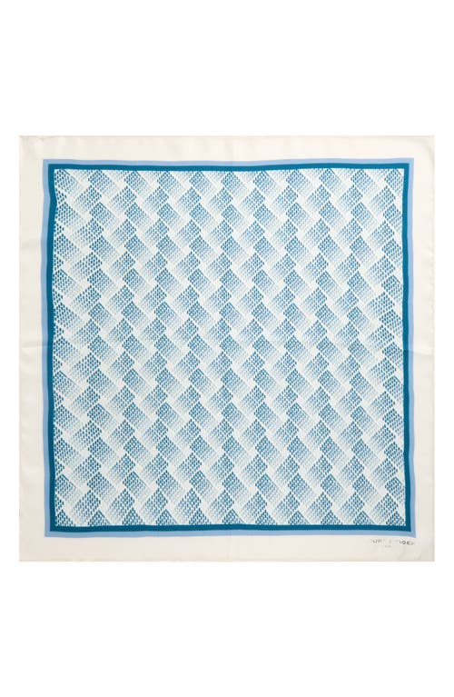 KURT GEIGER KURT GEIGER LONDON DOT MONOGRAM SILK SQUARE SCARF