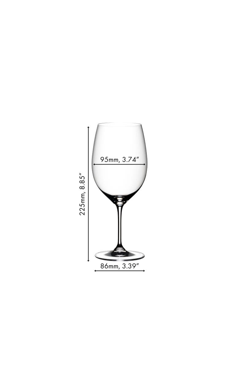 Riedel Vinum Cabernet Sauvignon/Merlot Glass Set, Alternate, color, Clear