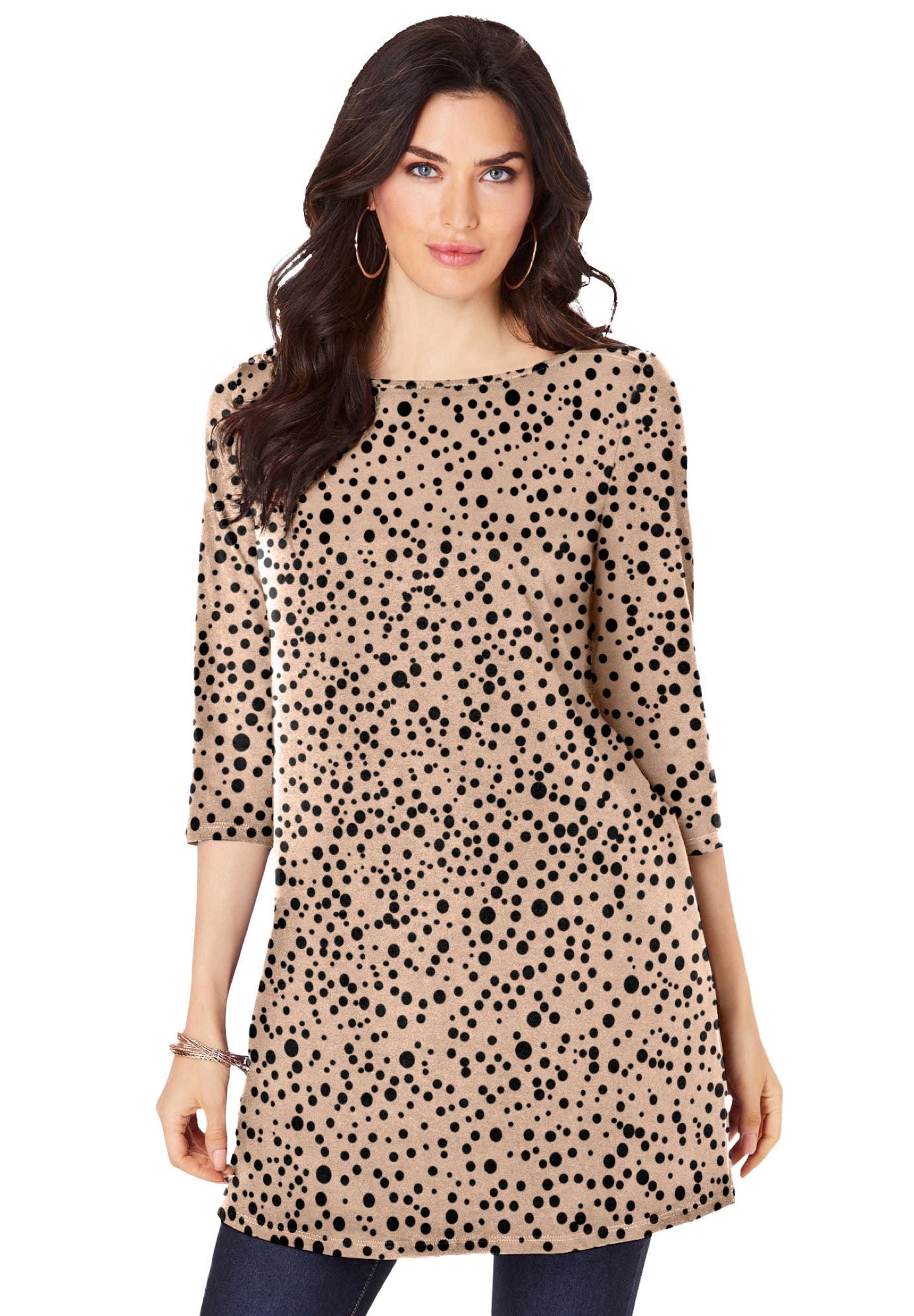 NUDE BLACK DOT