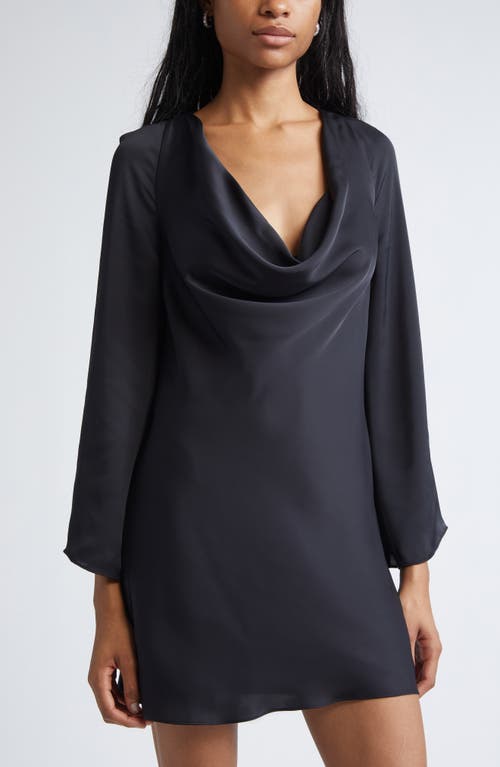 Ramy Brook Florinda Long Sleeve Minidress In Black
