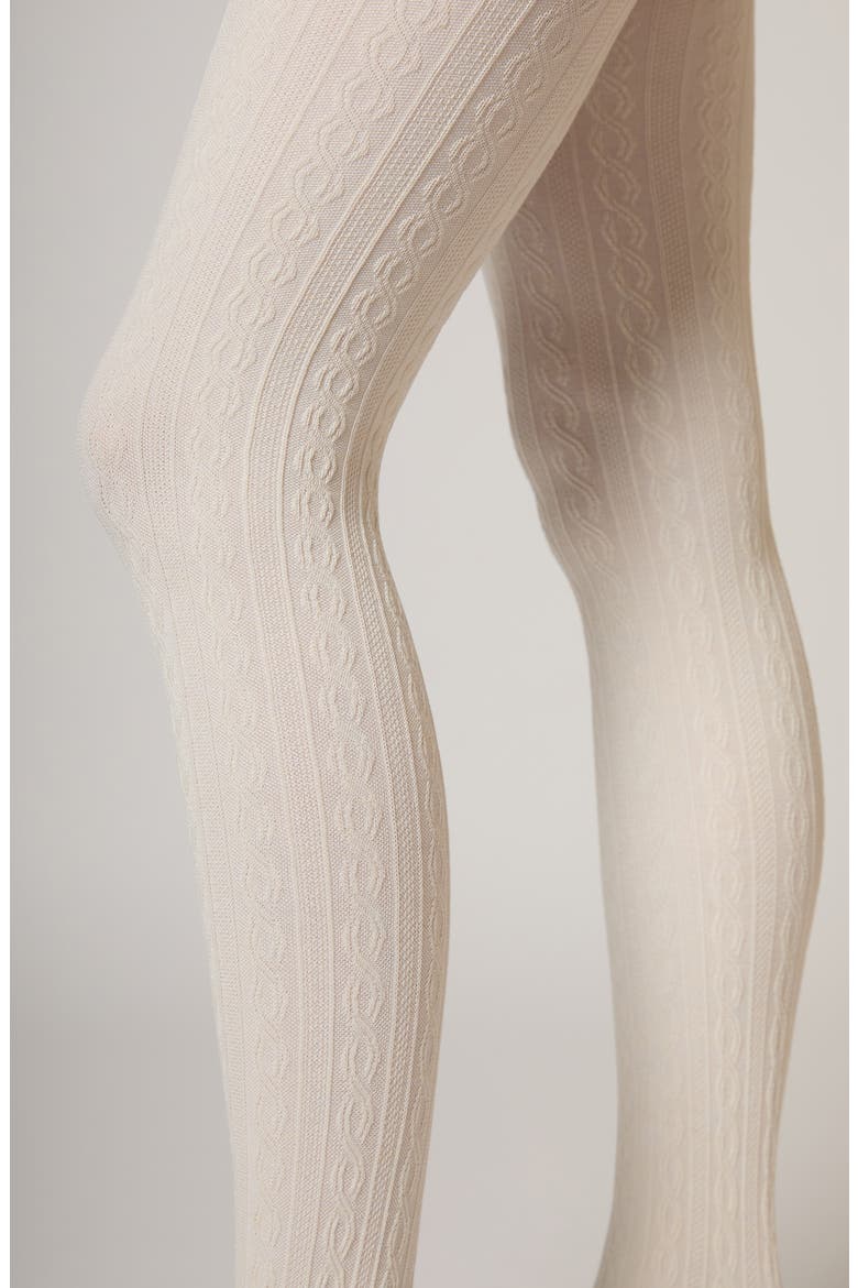 Cable Tights, Alternate, color, IVORY