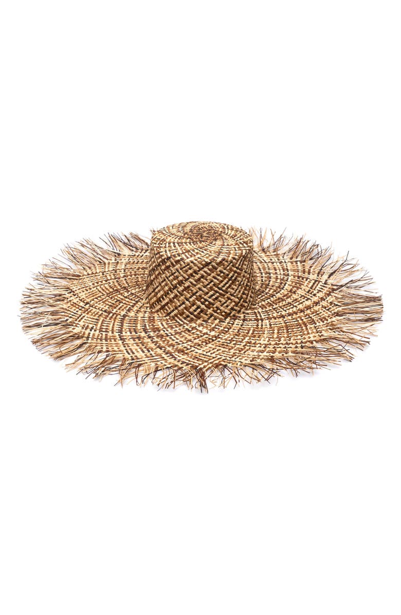 Eugenia Kim Valentina Wide Brim Straw Sun Hat, Main, color, 