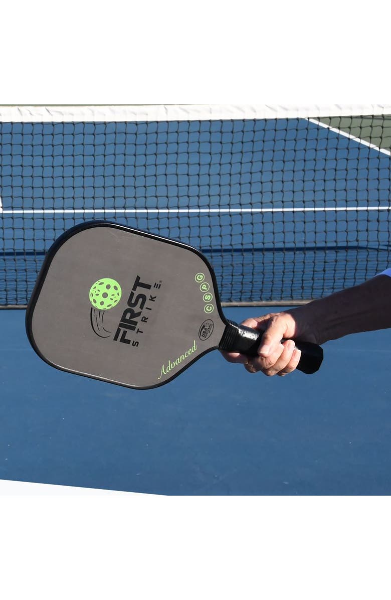 First Strike Pickleball Advanced Pickleball Paddle, 16 x 8 x 0.5", Alternate, color, Black