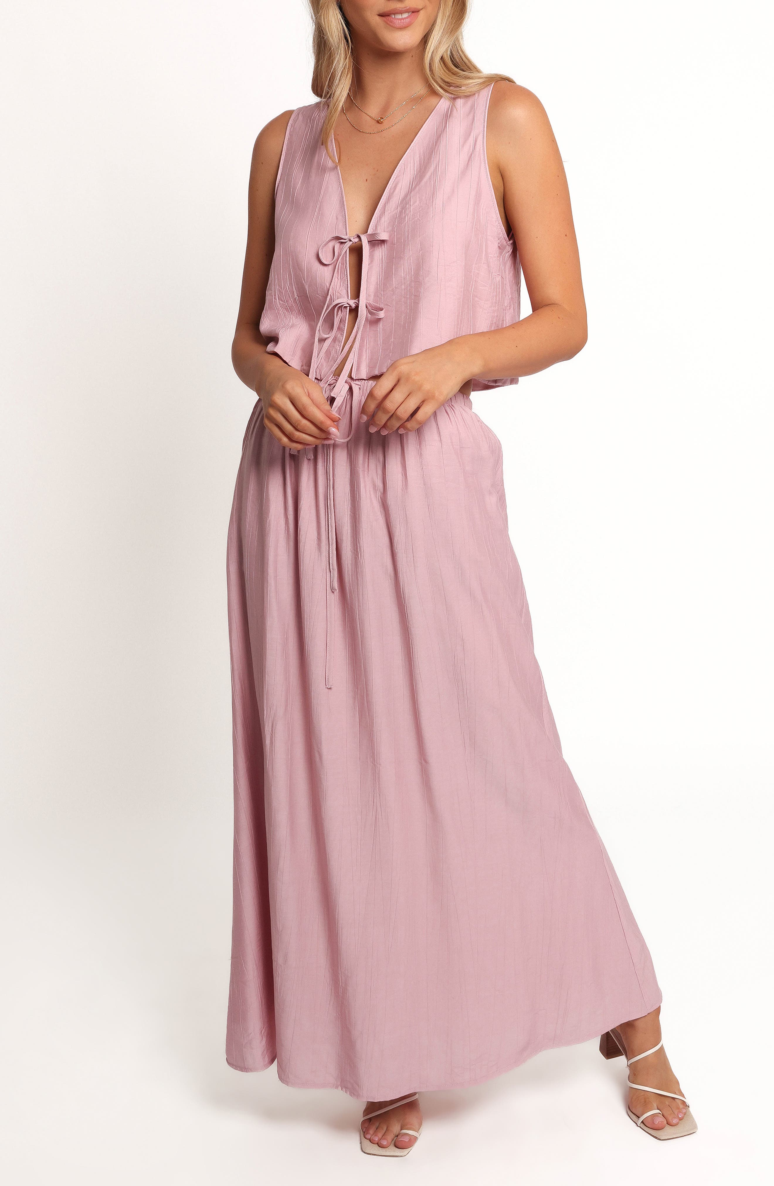 Petal & Pup Captie Tank & Maxi Skirt Set