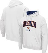 COLOSSEUM Men's Colosseum White Virginia Cavaliers Arch & Logo 3.0 Pullover Hoodie