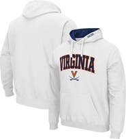 COLOSSEUM Men's Colosseum White Virginia Cavaliers Arch & Logo 3.0 Pullover Hoodie