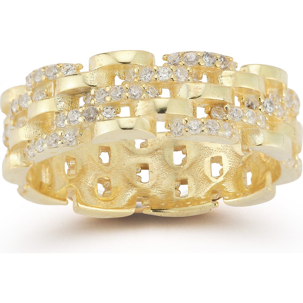 Chloe & Madison Chloe And Madison Link Band Ring In Gold