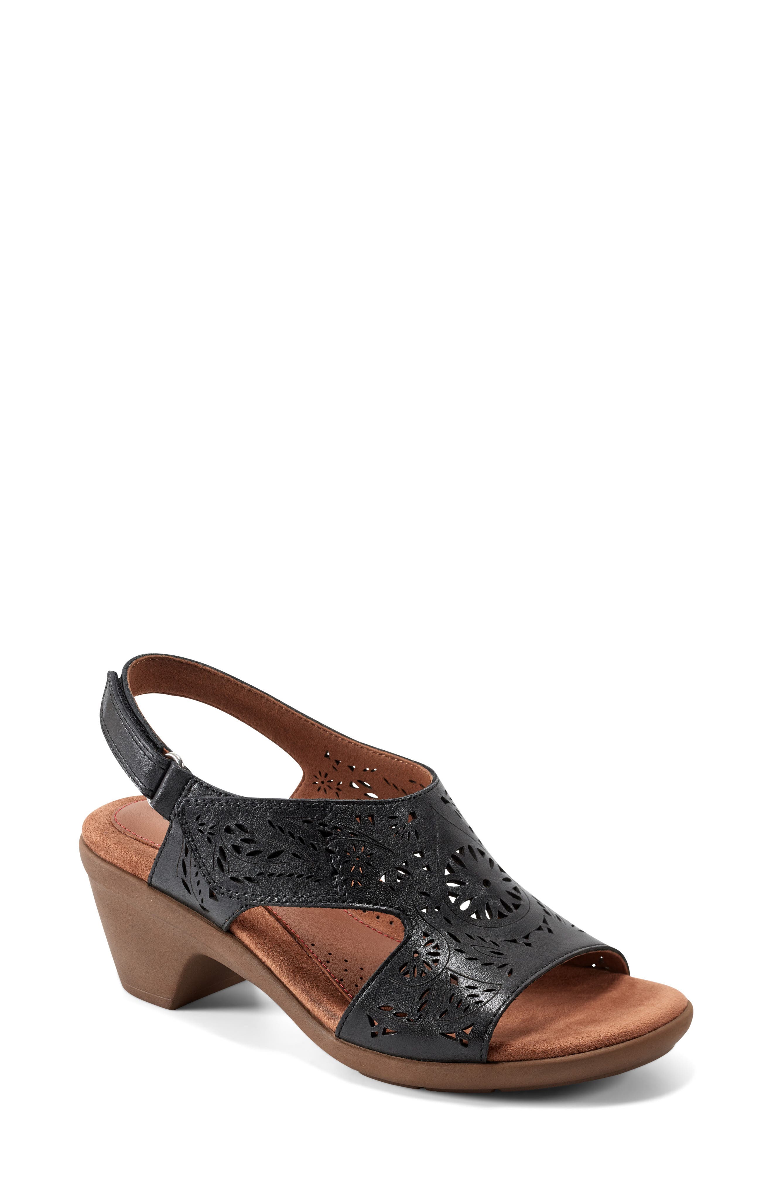 Rockport Cobb Hill Corria Slingback Sandal, Main, color, Black