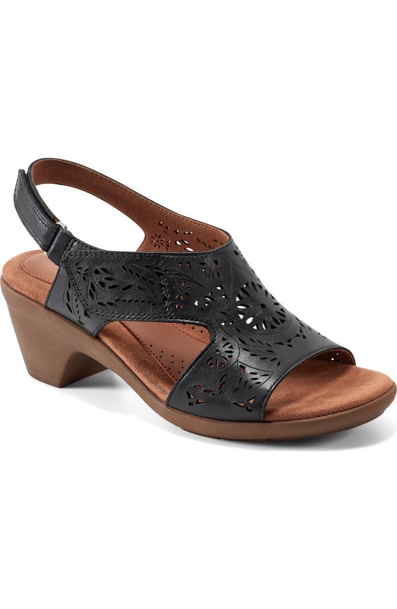 Rockport Cobb Hill Corria Slingback Sandal, Main, color, Black