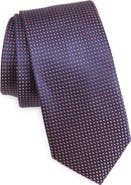 Nordstrom Hudson Mini Grid Silk Tie