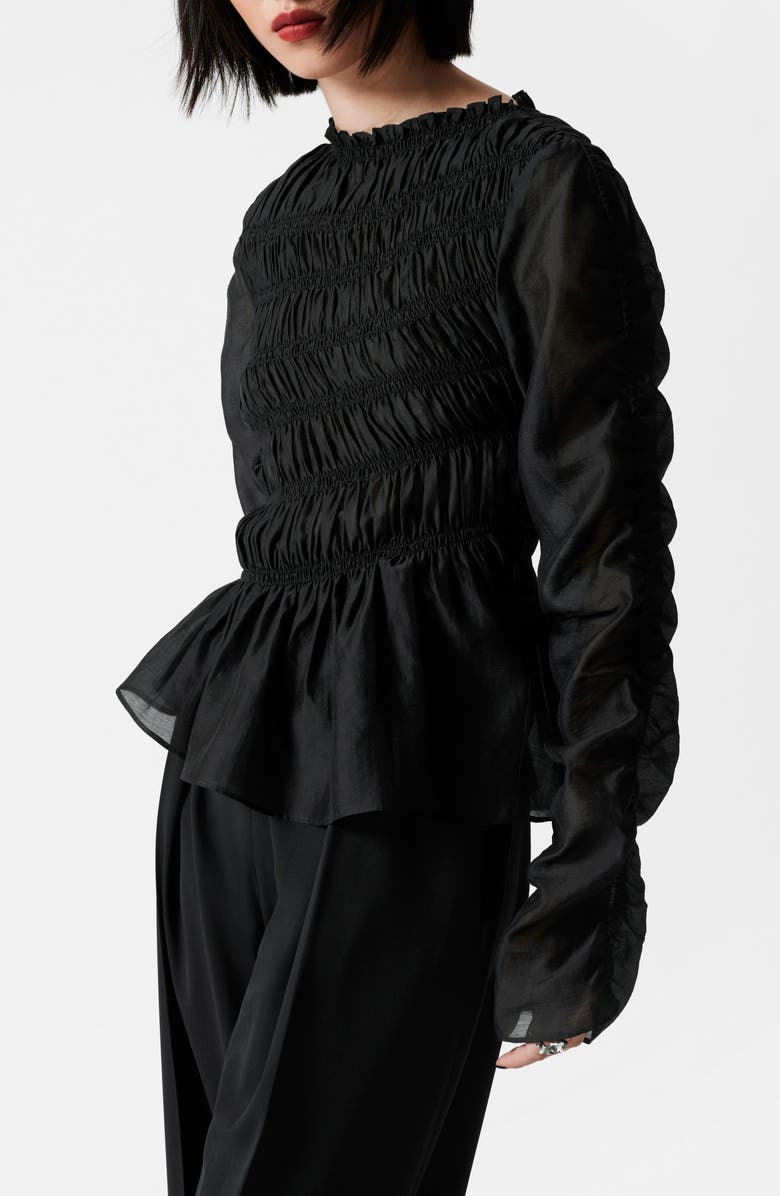 & Other Stories Smock Long Sleeve Top, Alternate, color,