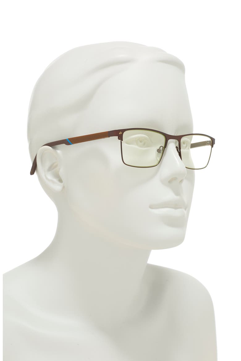 49mm Spinoza Blue Light Blocking Frames, Alternate, color, COPPER