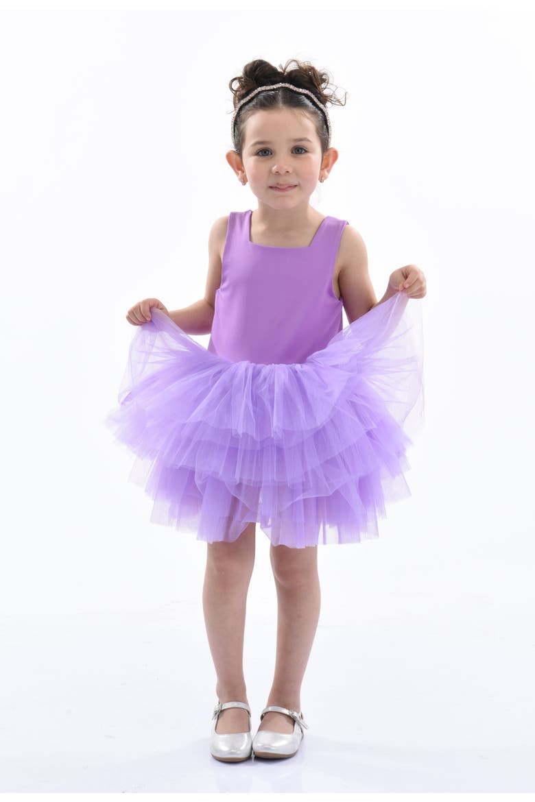 Solid Color Tutu Dress, Alternate, color, Purple