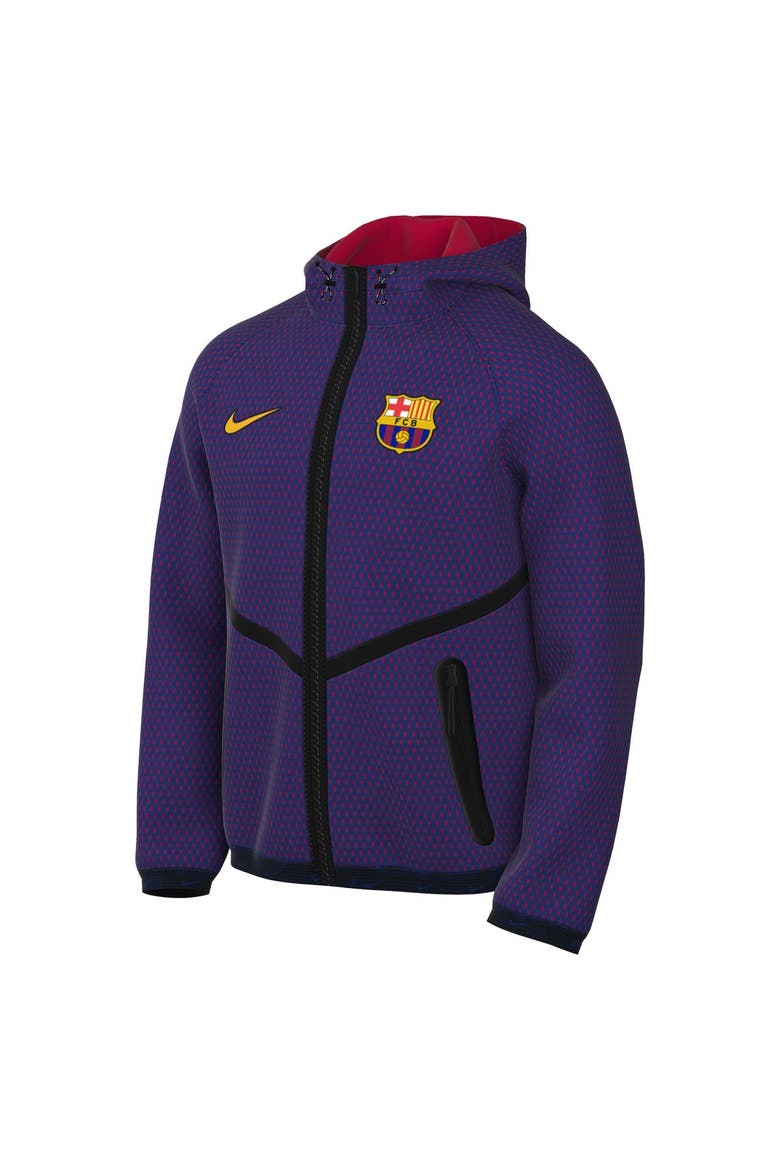 Men's Nike  Blue Barcelona 2026/27 Anthem Dri-FIT Full-Zip Hooded Jacket, Alternate, color, Blue