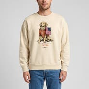 Uscape Apparel Unisex Uscape Apparel Cream Texas Longhorns Americana Good Boy Ribbed Premium Sweatshirt