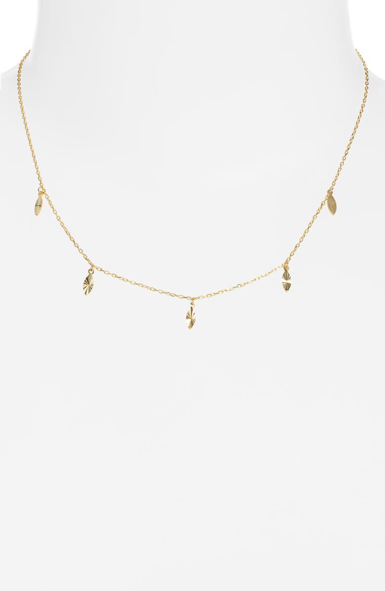 ARGENTO VIVO Shaky Charm Necklace, Alternate, color, Gold