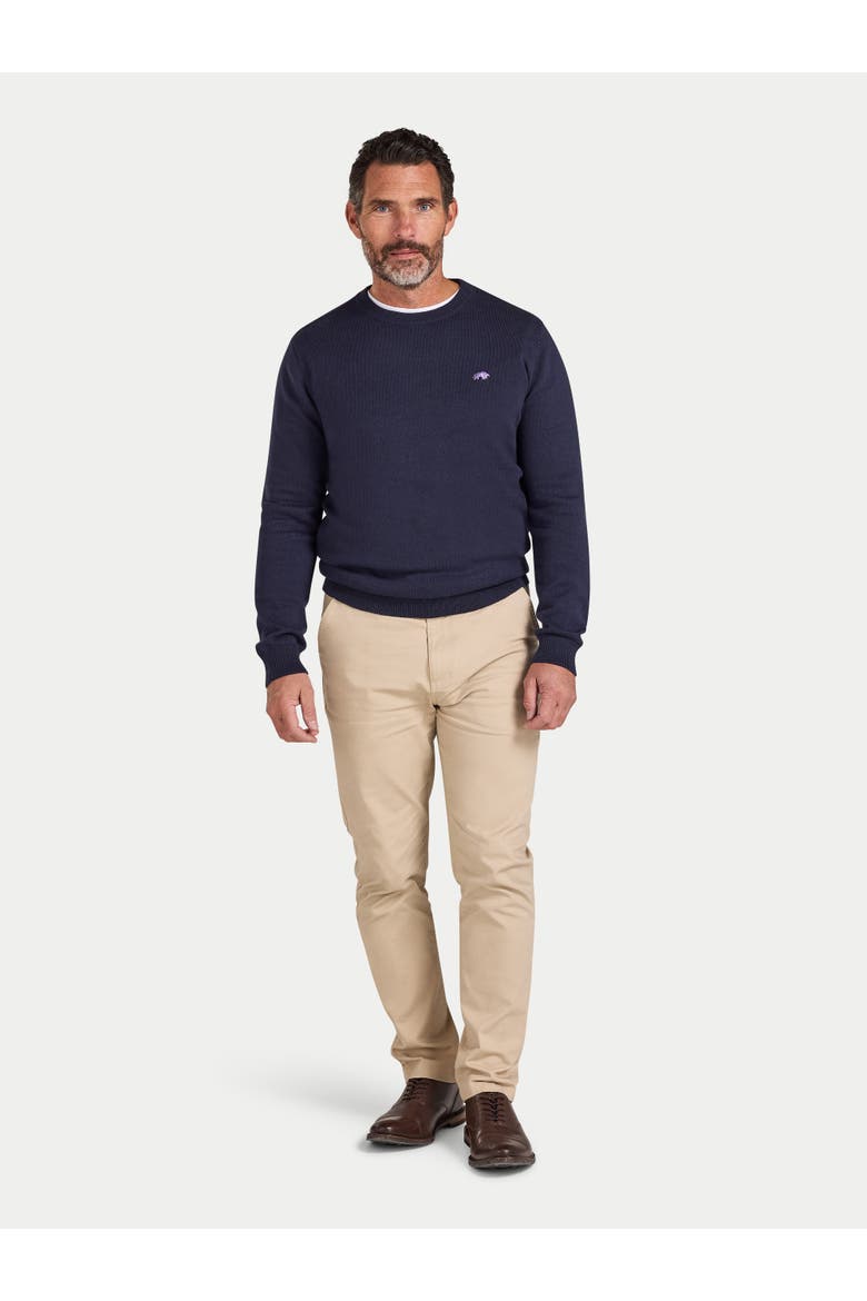 Classic Crew Neck Sweater, Alternate, color, Navy