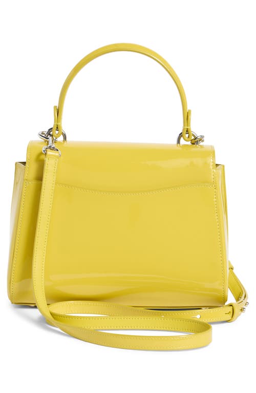 Kate Spade New York Patent Leather Satchel In Green