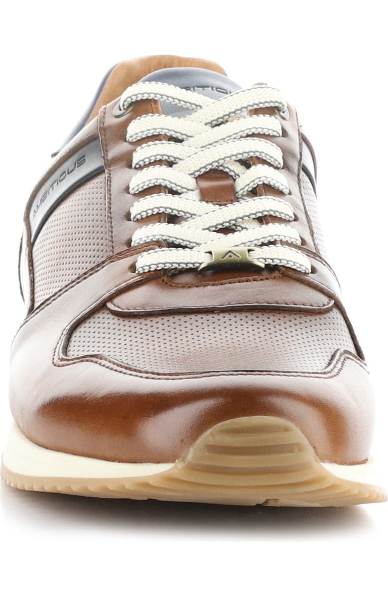 Ambitious 11240 Perforated Sneaker, Alternate, color, Cognac Leather
