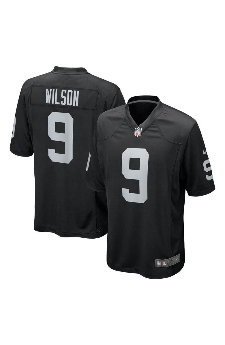 Nike Men's Nike Tyree Wilson Black Las Vegas Raiders 2023 NFL Draft First Round Pick Game Jersey, Main, color, 