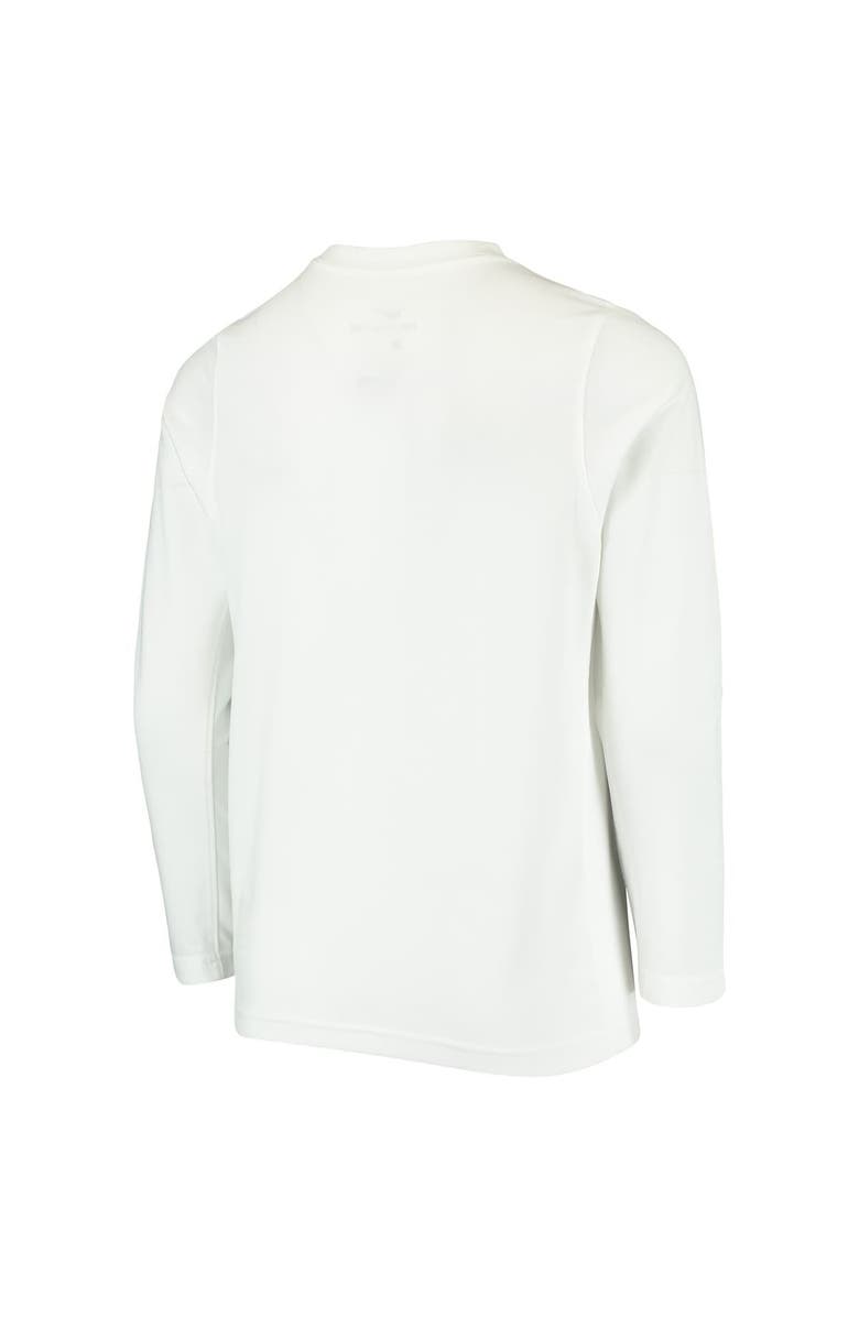 Nike Youth Nike White Duke Blue Devils Basketball Legend Performance Long Sleeve T-Shirt, Alternate, color, 