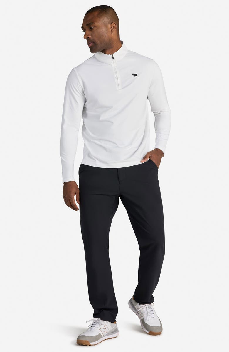 Bad Birdie Velocity Performance Quarter Zip Pullover, Alternate, color, Cloud Dancer
