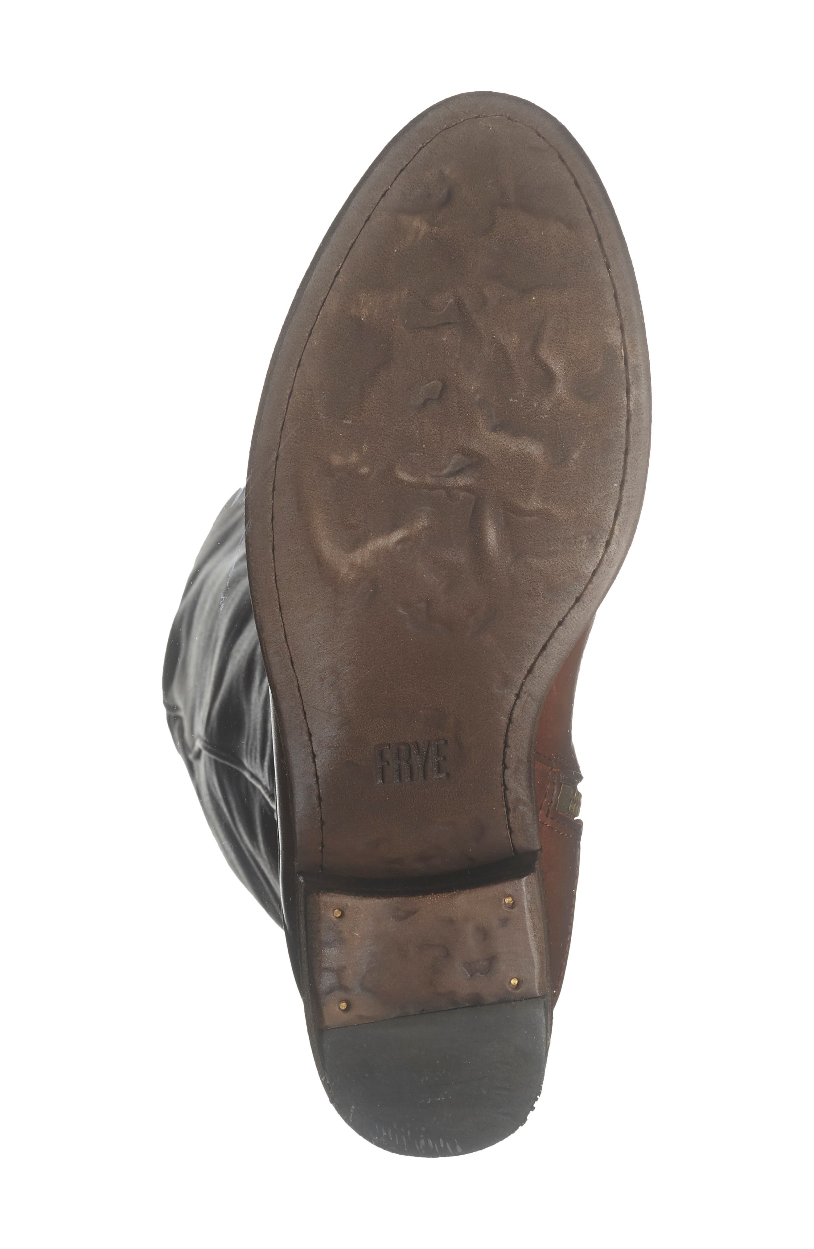 Frye Carson Piping Tall Boot, Alternate, color, Redwood