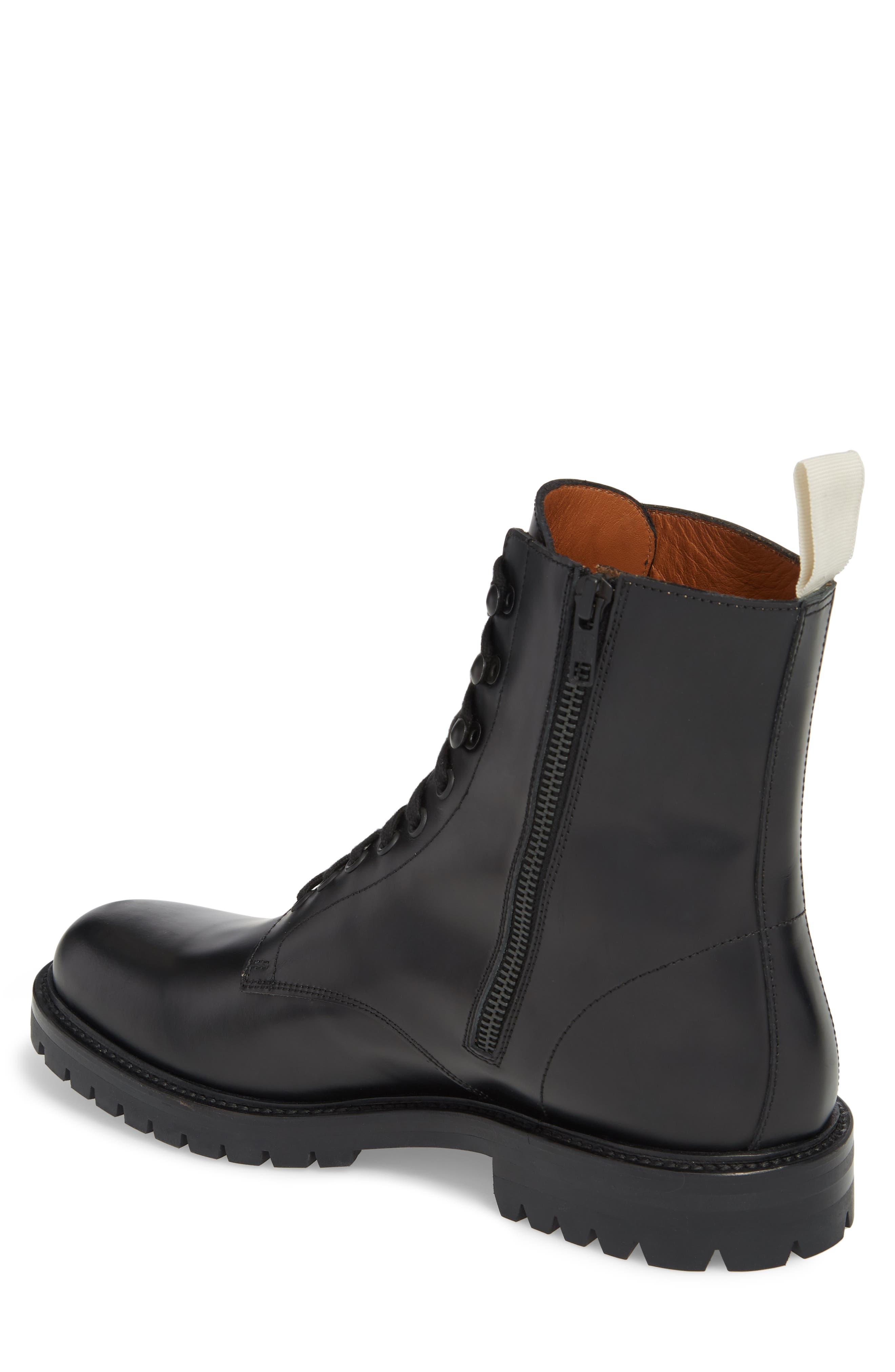 Common Projects Zipper Combat Boot, Alternate, color, 
